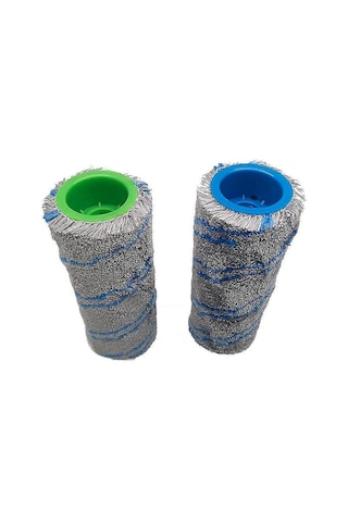 Aubyhe Karcher Br30/1 Fc3-fc7 Modelleri İçin Mikrofiber Rulo Tırpanı, Yıkama Uygun, Yeniden Kullanılabilir, Zemin Temizliği Aksesuarı 2 Adet