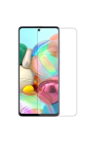 Samsung Galaxy A81 Note 10 Lite Uyumlu Ekran Koruyucu Şeffaf Temperli Kırılmaz Cam Ekran Koruyucu