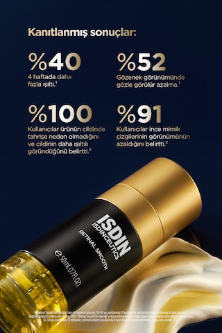 Yeni Başlayanlar İçin Kırışıklık Karşıtı Ve Aydınlatıcı Etkili Retinal İçeren Çift Fazlı Serum - Retinal Smooth 50 Ml