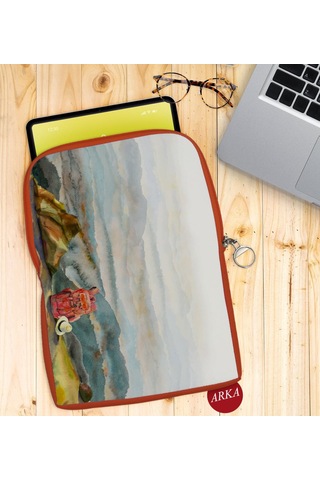 Bk Gift Suluboya Tasarımlı Taşınabilir Koruyucu Tablet Kılıfı & O (531952979)