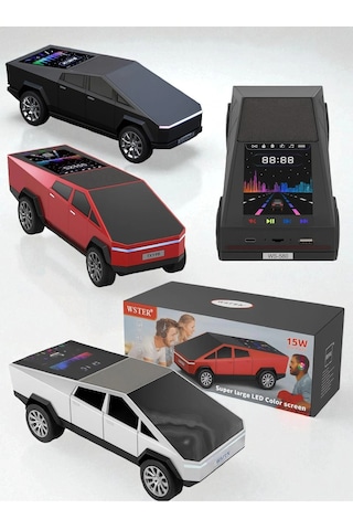 Led Ekranlı Futuristik Suv Tasarımlı Bluetooth Hoparlör Ws-580