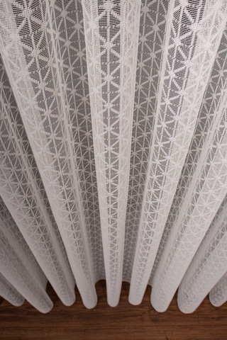 Karo Desen Örme Tül Perde 1139