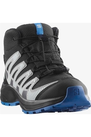 Salomon Xa Pro V8 Mıd Waterproof Cocuk Black/monument/french Blue Bot L47729800 Siyah