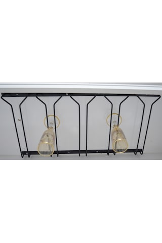 Siyah 5 Bölmeli V Bardaklık Kadehlik