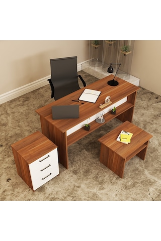 KALENDER DEKOR MERKÜR-1-2-3 OFİS BÜRO MASASI TAKIMI MRK03