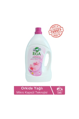 Ega Kimya Aktif Kapsül Teknolojili Orkide Çamaşır Yumuşatıcısı 4100 ML