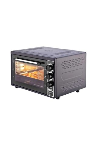 Midi Fırın Kare 38lt Ayarlanabilir Termostat 50 320 C - Saatli 0 - 90 Dk Zil 3 Kademe Hız Ayar E