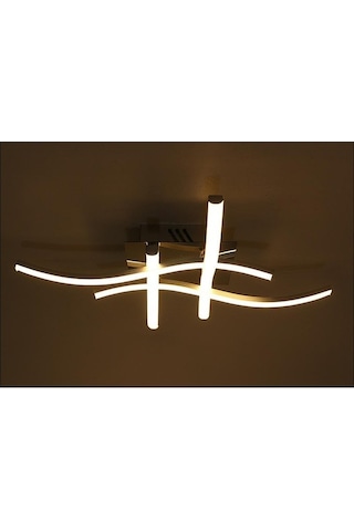 Novahub Beyaz İskandinav Modern Tavan Lambası Led Oturma Odası Yemek Odası Yatak Odası Işıkları Tavan Avize B Beyaz