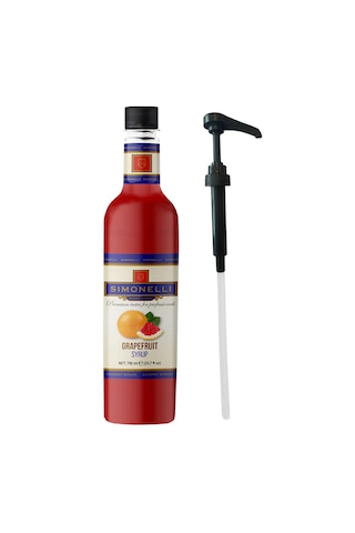 Simonelli Kahve ve Kokteyl Şurubu Greyfurt Aromalı 700 ML + Pompa