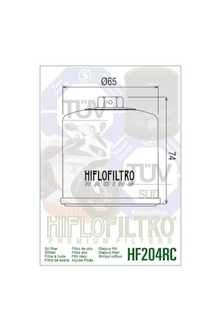 Yamaha Mt 07 Performans Yağ Filtresi Hıflo Hf204Rc 2014-2019