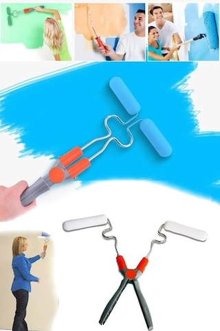 Xglide Çift Başlıklı Rulo Boya Fırçası