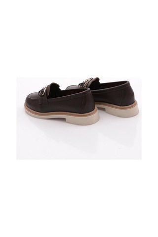 Dgn 1556 Kadin Loafer Ayakkabi Kahve