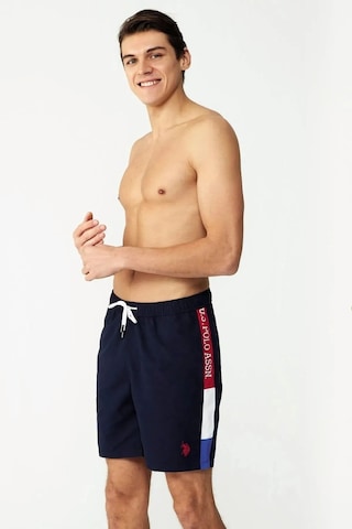 U.s Polo Assn. 23005 Erkek Cepli Uzun Deniz Şortu-lacivert Lacivert