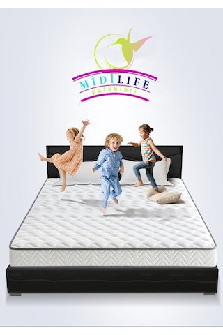 Uzunbebe Midilife Smartbed 100X190 Ortopedik Yaylı Visco Yatak Visco Yatak