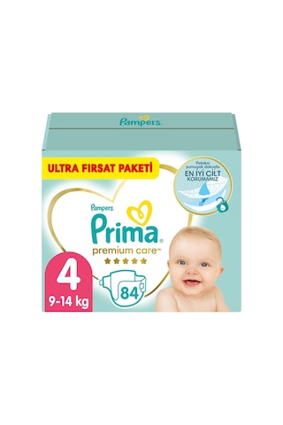 Prima Bebek Bezi Premium Care 4 Beden 84 Adet