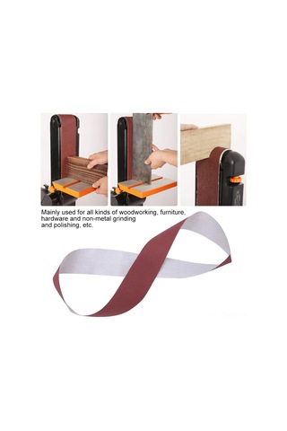 Symbee Ahşap Ve Mobilya Taşlama İçin 10 Adet 740x40mm 60 Zımpara Aluminyum Zirkonyum Zımparalık Kayış