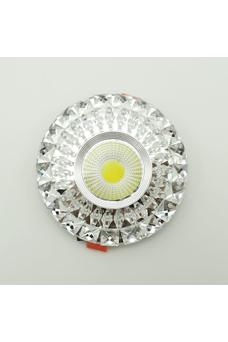 Kristal Cam Altı Üstü Spot Cob Led Armatür Beyaz Gün Işığı Beyaz