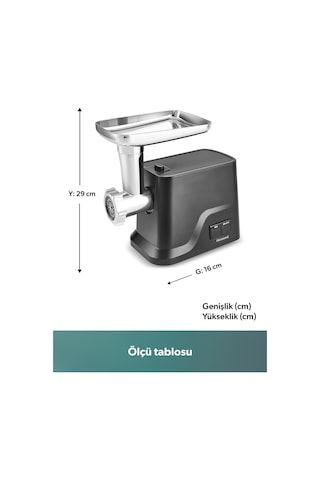 Homend Meatbox 3102H Kıyma ve Salça Makinesi