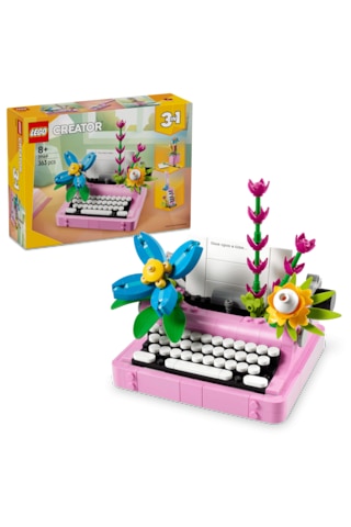 LEGO® Creator 3’ü 1 Arada Çiçekli Daktilo 31169 - 8 Yaş ve Üzeri Çocuklar için Keytar veya Saksıya Dönüşebilen Oyuncak Yapım Seti (363P)
