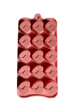 Silikon Çikolata Kalıbı Kalp 21 11 Cm