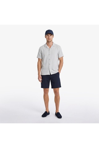Nautica Erkek Gri Regular Fit Kısa Kollu Gömlekdüzw65460t
