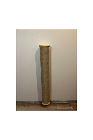 Kedi Tırmalama Direği Duvar Tipi 85 Cm Dev Çap-dayanıklı Ahşap Tırmalama Tahtası