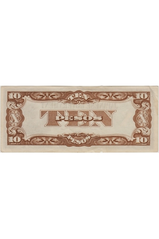 Japonya Iı. Dünya Savaşı İşgal Toprakları-filipinler İçin Basılan 10 Peso 1942 Ççt.