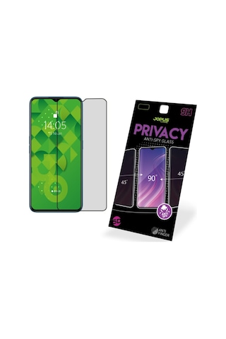 Gizlilik Sağlayan Koruyucu Ekran Oppo A9 2020 Hayalet Cam