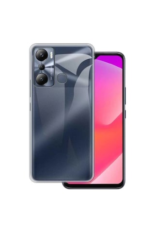 Infinix Uyumlu Hot 20i 1mm Süper Silikon Şeffaf Kılıf