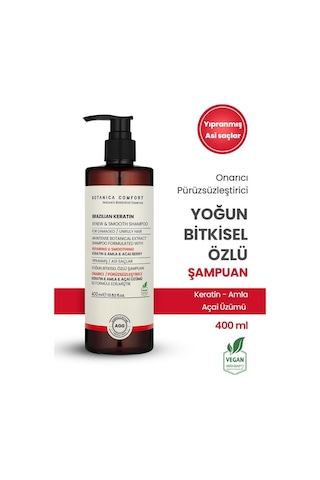 Botanica Comfort Keratin & Amla Yağı Özlü Şampuan 400 ML
