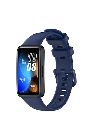 Huawei Band 8 Uyumlu Klasik Zore Kordon-lacivert