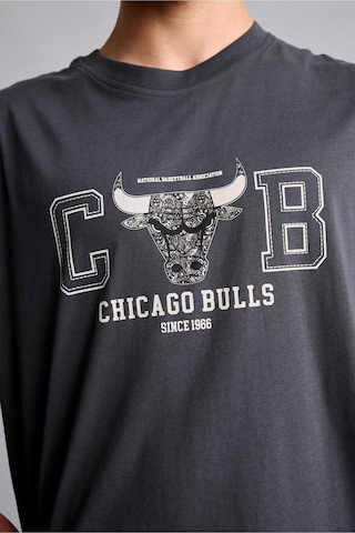 Defacto Nba Chıcago Bulls Lisanslı Oversıze Antrasit Atlet H3860ax26smar214 Antrasit-ar214