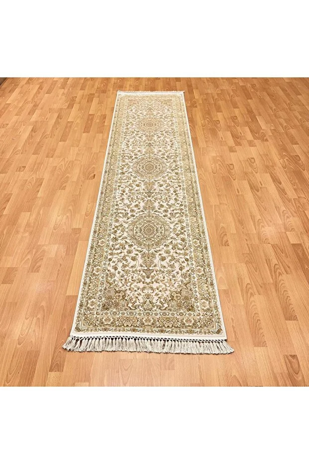 Mevlana Bazaar Geleneksel Anadolu Motifi 80 X 300 Yün Yolluk Çok Renkli
