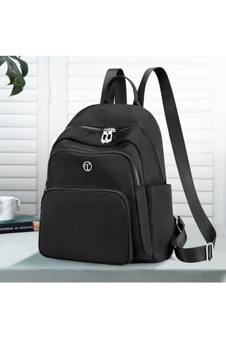 Tl-016 Kadın Sırt Çantası - Siyah 40g Geo Black
