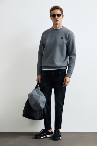 Lufian Grand Erkek Sweatshirt Gri Gri 112030192100150