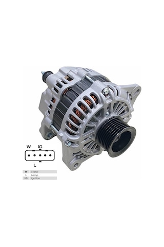 24v Alternatör Dinamo Mıtsubıshı Tipi 130 A 5 Fiş Soketli W-l-ıg . . Ford Cargo
