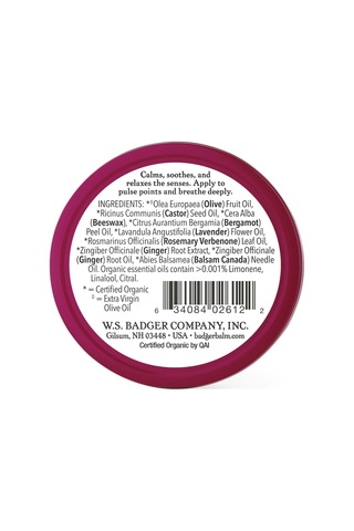 Badger Uyku Balsamı Sakinleştirici Lavanta Ve Bergamot Doğal Uyku Desteği 21 ML