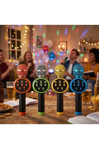 Kablosuz Karaoke Mikrofonu Müzik Aleti Ses Sistemi Mikrofon Çeşitleri