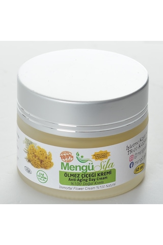 Mengü Şifa Ölmez Çiçeği Kremi Anti Aging Day Krem Altın Otu 50 ML
