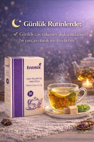 Yakı Otlu & Saw Palmetto İlaveli Bitkisel Karışımlı Çay 60 G 30 Süzen Poşet