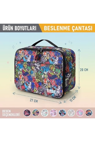 Tr Çocuk Beslenme Çantası, Erkek Çocukları İçin Öğle Yemeği Kutusu - Termal Yalıtımlı Erkek Çocuk Beslenme Diğer