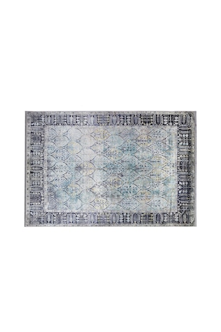 Madame Coco Mathilde Shinny Effect İpeksi Kadife Halı Yg-279200 X 300 Cm-indigo