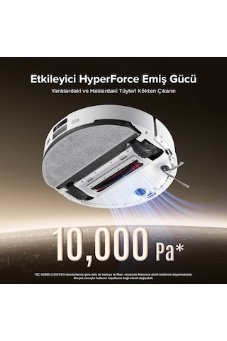 Roborock Q8 Max Pro Plus Akıllı Robot Süpürge Beyaz