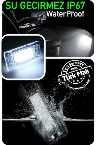 Bmw 5 Serisi E39 E60 E61 F10 F11 G30 G31 Canbus Led Araç Içi Ayak Altı Bölmesi Aydınlatma Ledi Lambası