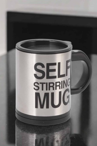Yazılı Mug Karıştırıcı Özelliği Ve Paslanmaz Çelik Renkli