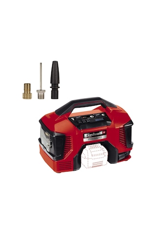 Einhell Pressito Power X-change Hibrit Kompresör 18 V, Maks. 11