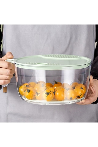 Suntek Magideal Pirinç Yıkama Filtresi Süzgeç Sepeti Bezelye Yeşil-l