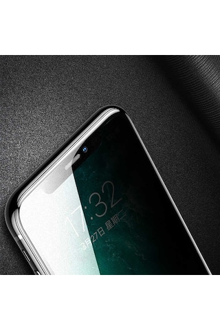 Mobilteam Apple Uyumlu iPhone 14 Plus Anti-dust Privacy Temperli Ekran Koruyucu