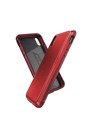 Defense Apple Uyumlu iPhone Xs Max Deri Tasarım Arka Koruma Kılıf