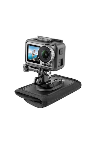 Ayex Backpack Strap Mount Telesin Gp-bpm-003 Aksiyon Kamera Çanta Askı Aparatı Gopro, Djı İle Uyumlu